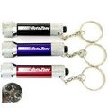 5 LED Metal Flashlight with Swivel Keychain